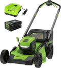 Greenworks 80V 21-Inch Self-Propelled Lawn Mowers.