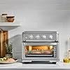 Cuisinart Air Fryer Toaster Oven, 1800W, 8-in-1 with Air Fry, Convection, Broil &amp; Warm, 0.6 Cubic Feet, 60-Minute Timer, TOA-70NAS, Stainless Steel