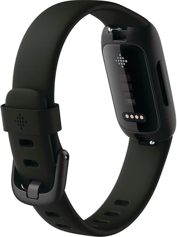Fitbit Inspire 3 Health &amp;-Fitness-Tracker with Stress Management, Workout Intensity, Sleep Tracking, 24/7 Heart Rate and more, Midnight Zen/Black One Size (S &amp; L Bands Included)