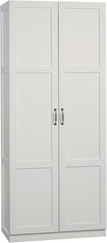 4+ 9 VIDEOS Sauder Select Storage Cabinet/ Pantry cabinets, White finish