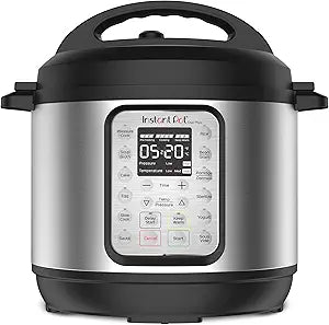 Instant Pot Duo Plus 9-in-1 Multicooker, Pressure Cooker, Slow Cook, Rice Maker, Steamer, Sauté, Yogurt, Warmer &amp; Sterilizer, Includes App with Over 800 Recipes, Stainless Steel, 6 Quarts