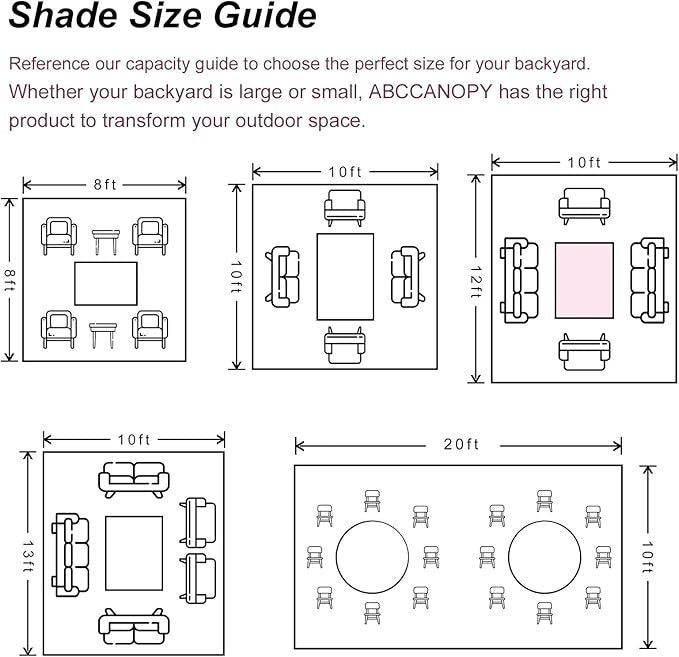 ABCCANOPY Gazebos for Patios 10×12 – Outdoor Steel Frame Gazebo with Mosquito Netting for Lawn Backyard Garden Deck (Black)