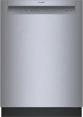 Bosch – 100 Series 24″ Front Control Smarts Built-In Hybrid Tub Dishwashers with PureDry, 50 dBA – Stainless Steel