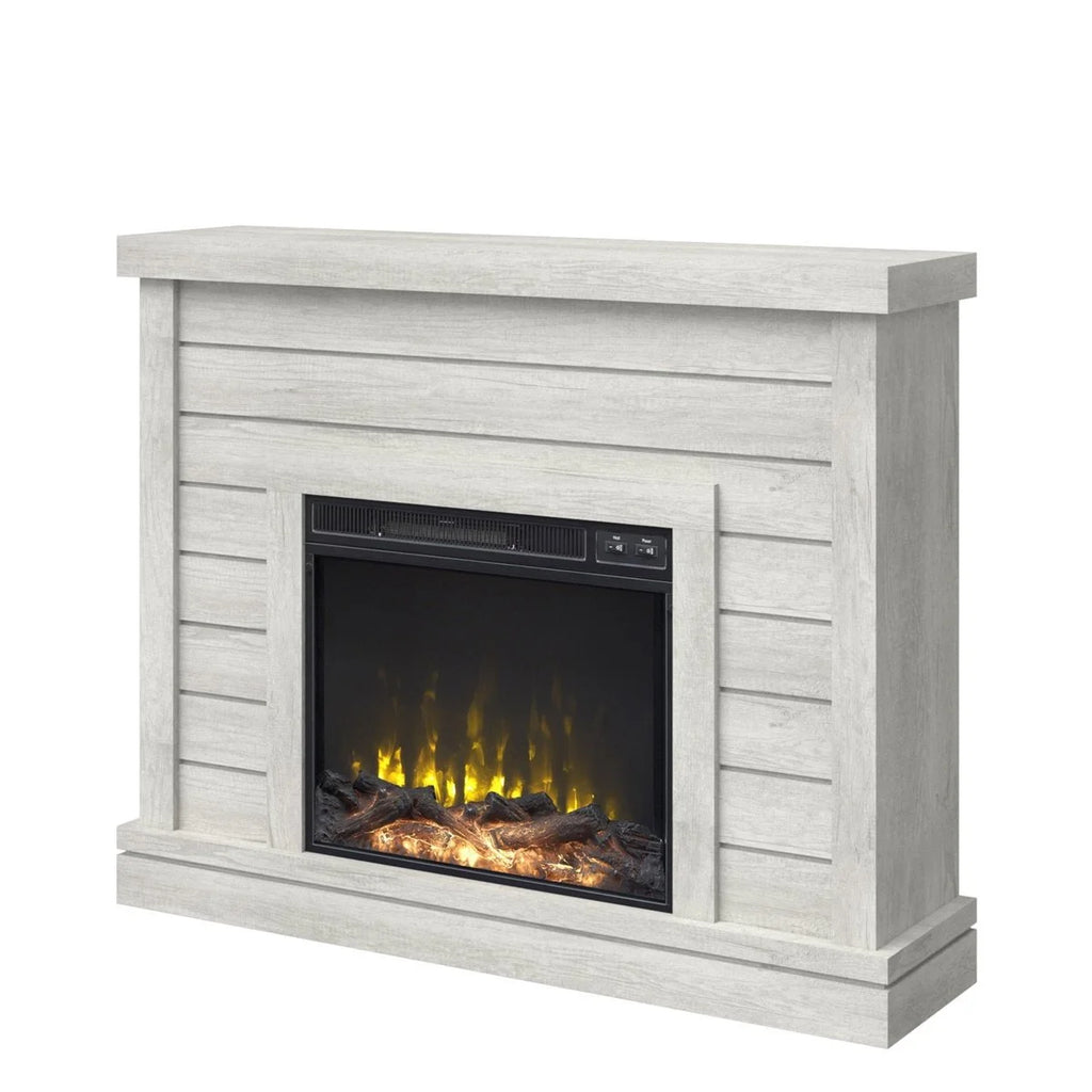 Alaya Wall Mounted Electric Fireplace Sands &amp; Stable Finishs