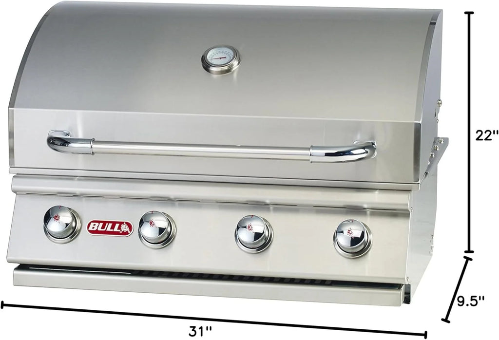 Bull Outlaw 30 inch 4 Burner Built in Natural Gas Grill