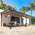 Aecojoy 20’x12′ Wall Mounteds Gazebos Pergola