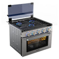 Camplux 17″ RV Oven with 3 Burners Cooktops