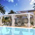 EROMMY 12’x24′ Outdoor Louvered Pergola Gazebos